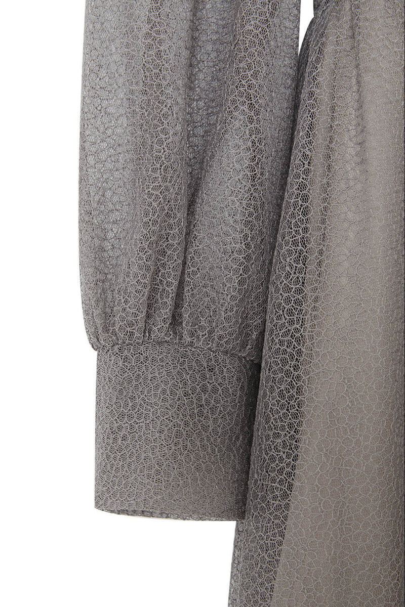 幾何学チュールドレス( 36 / greige )100546