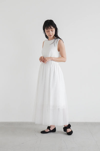 re'kaene(リカエン)公式サイト レンタル レースミックスドレス ( 36 / white ) 100209 | モデル身長157cm 着用サイズ 36