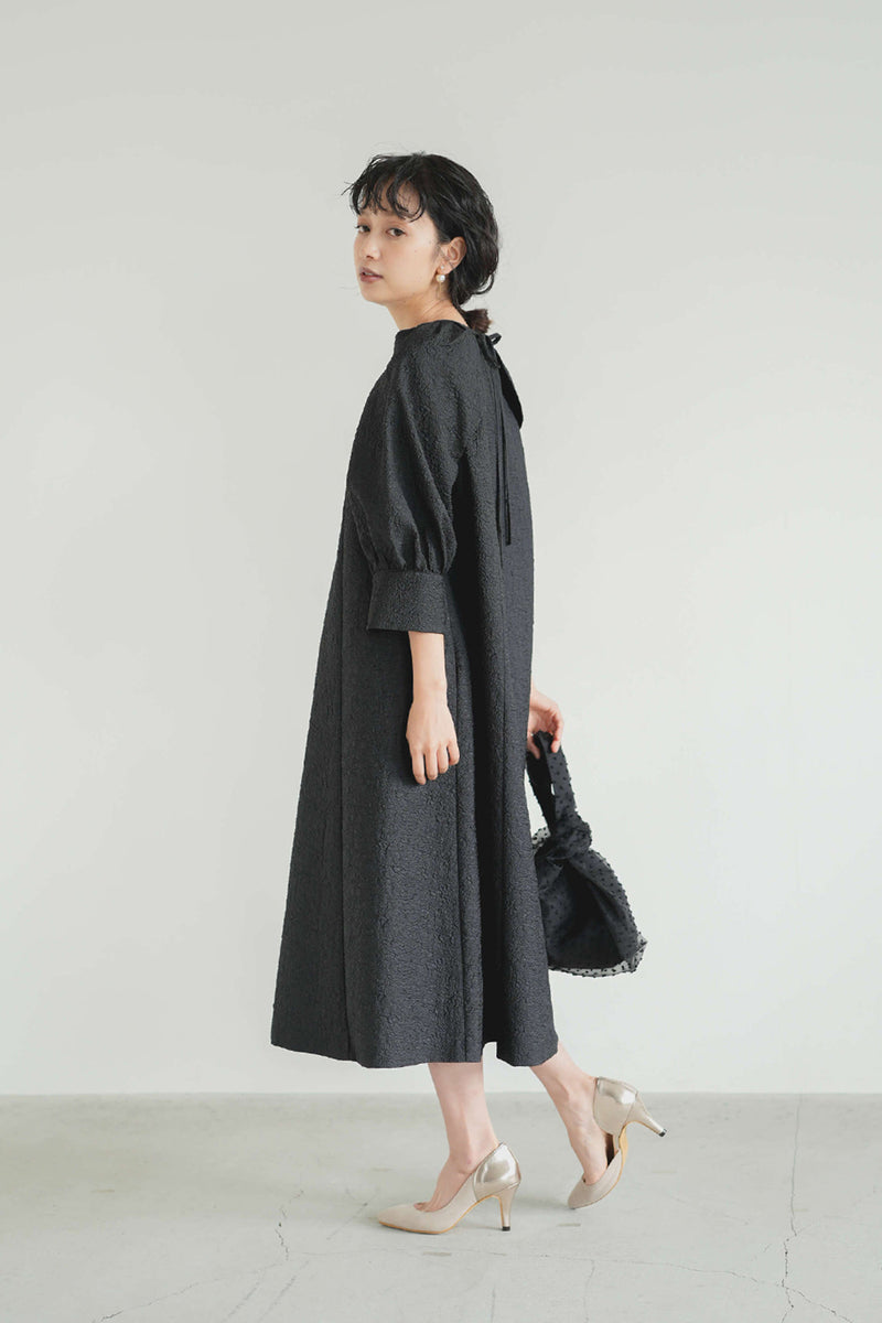 ボレロセットジャガードドレス（ 34 / black ）100927