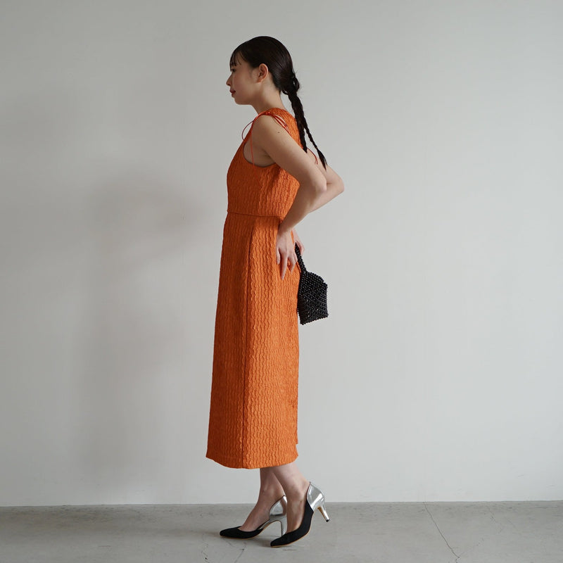 ジャガードデザインドレス（ 38 / orange ）100920