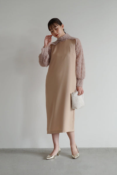 re'kaene(リカエン)公式サイト レンタル ボレロコンビドレス（ 38 / beige ）100891 | モデル身長161cm 着用サイズ 38