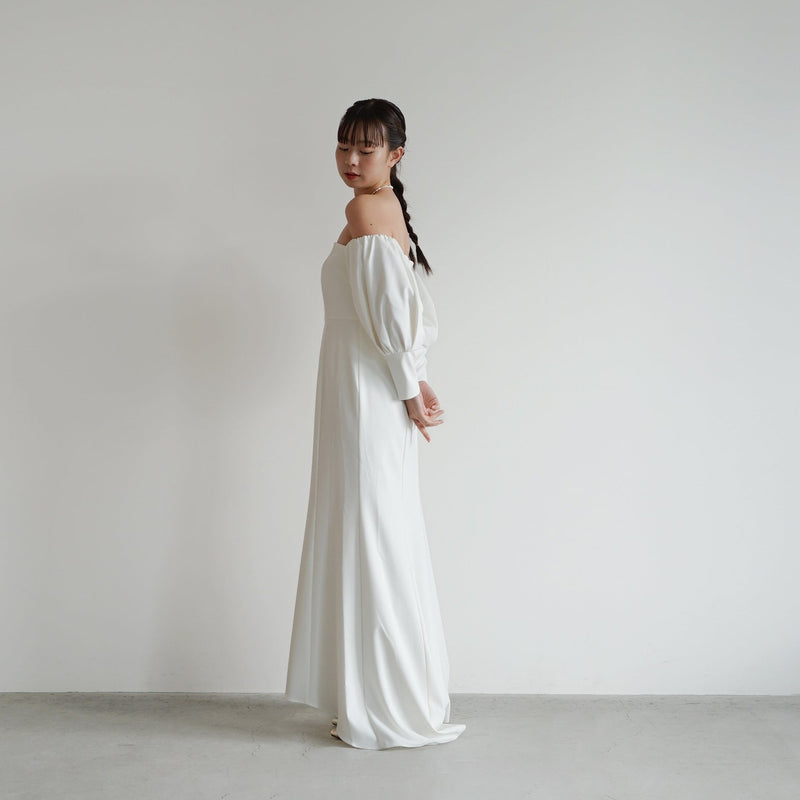 オフショルマーメイドドレス（ 38 / white ）100828