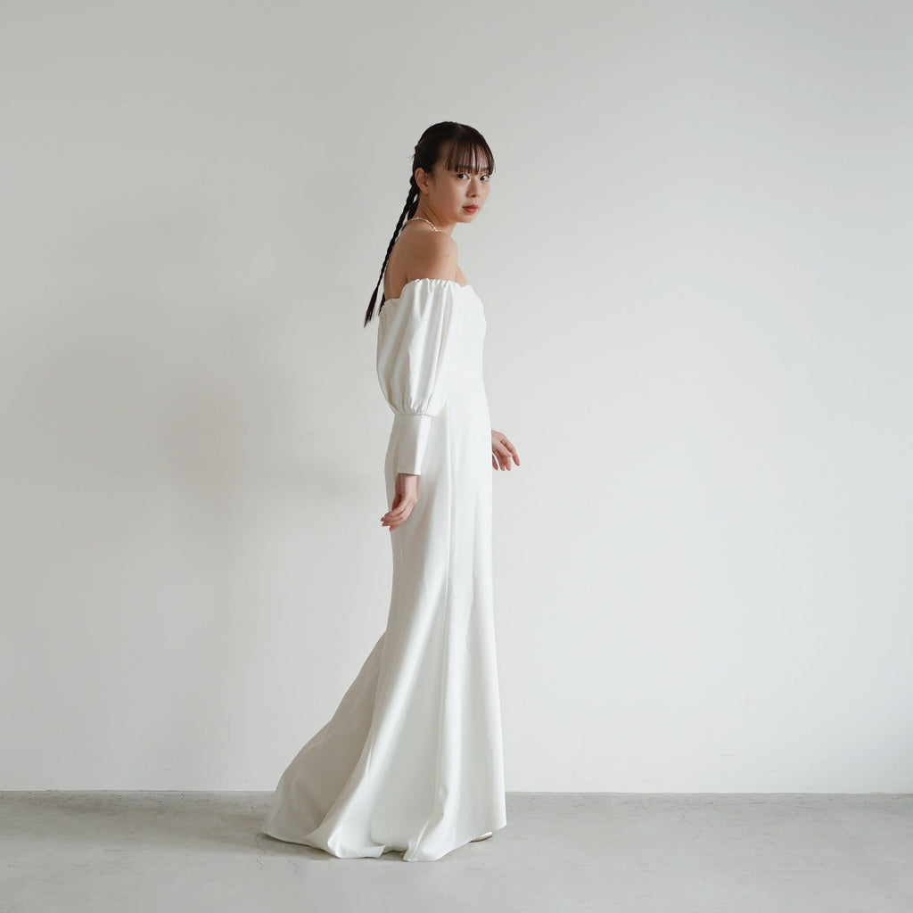 オフショルマーメイドドレス（ 38 / white ）100828 – re'kaene