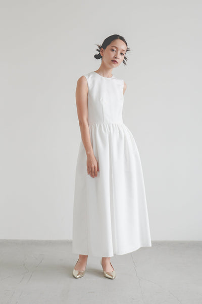 re'kaene(リカエン)公式サイト レンタル レース合わせ ロングワンピース ( 34 / white ) 001371 | モデル身長157cm 着用サイズ34