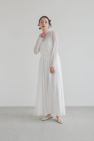 re'kaene(リカエン)公式サイト レンタル チュールメロウオールインワン（ 36 / white ）100674 | モデル身長157cm　着用サイズ36
