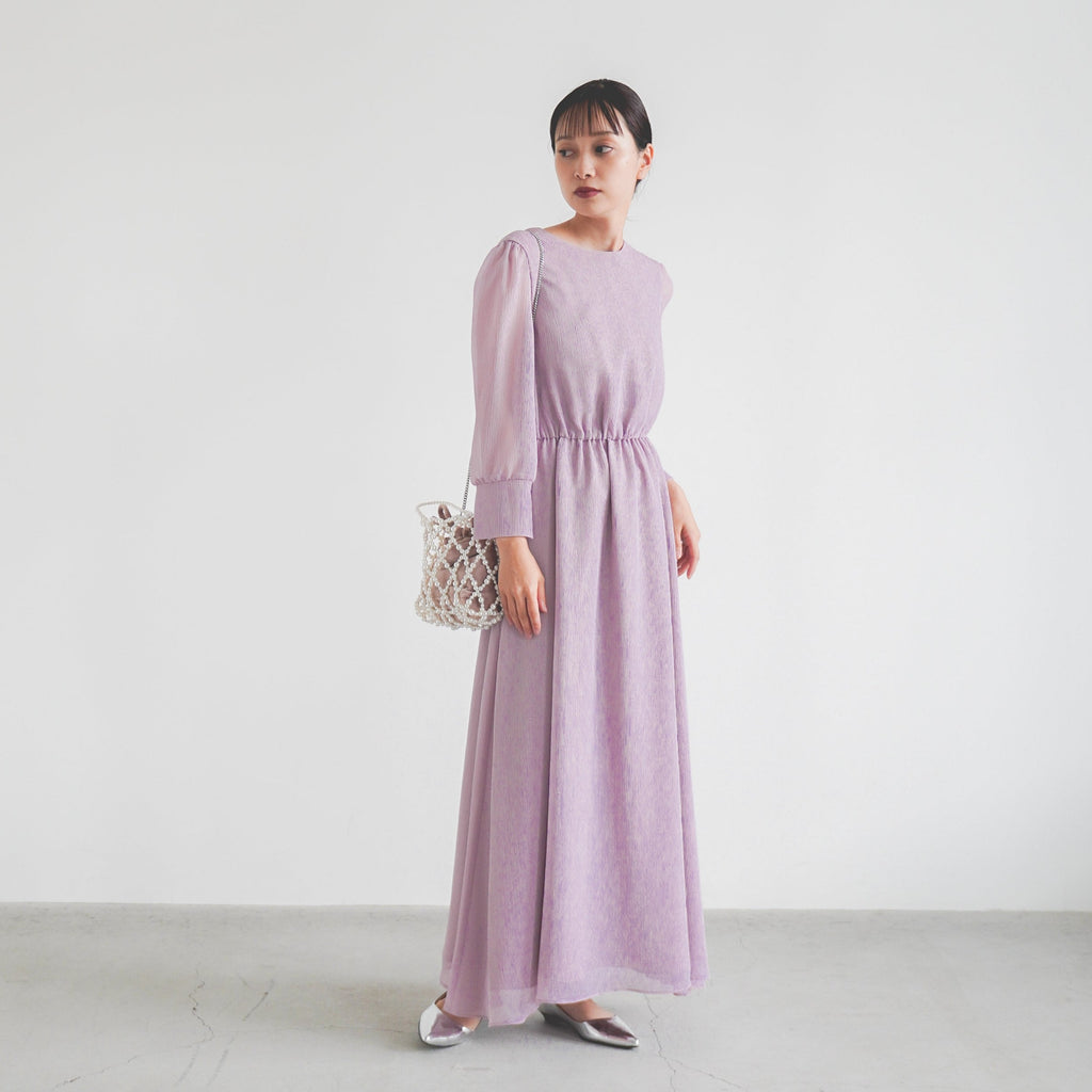kaene 楊柳シフォンワンピース　モカグレージュ　2サイズ kaene 楊柳シフォンワンピース モカグレージュ 2サイズ - メルカリ