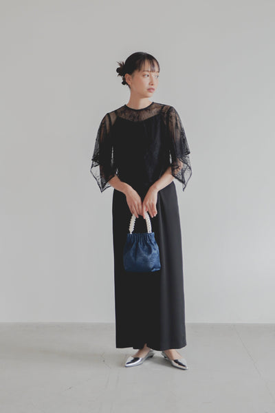 re'kaene(リカエン)公式サイト レンタル レースブラウス付きオールインワン ( 34 / black ) 100528② | モデル身長157cm 着用サイズ 34