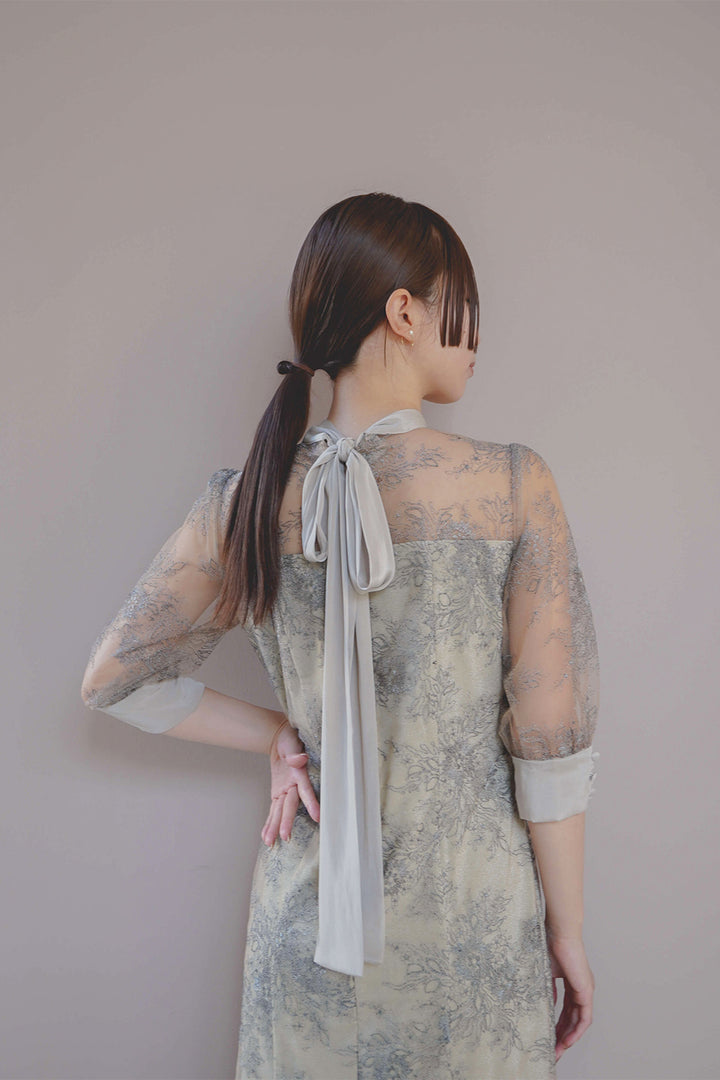 kaene シャイニーレースリボンドレス kaene シャイニーレースリボンドレス - メルカリ