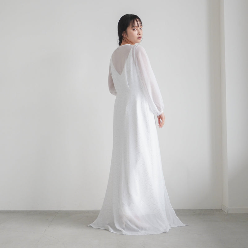 ラメジレパンツドレス（ 36 / white ）100758