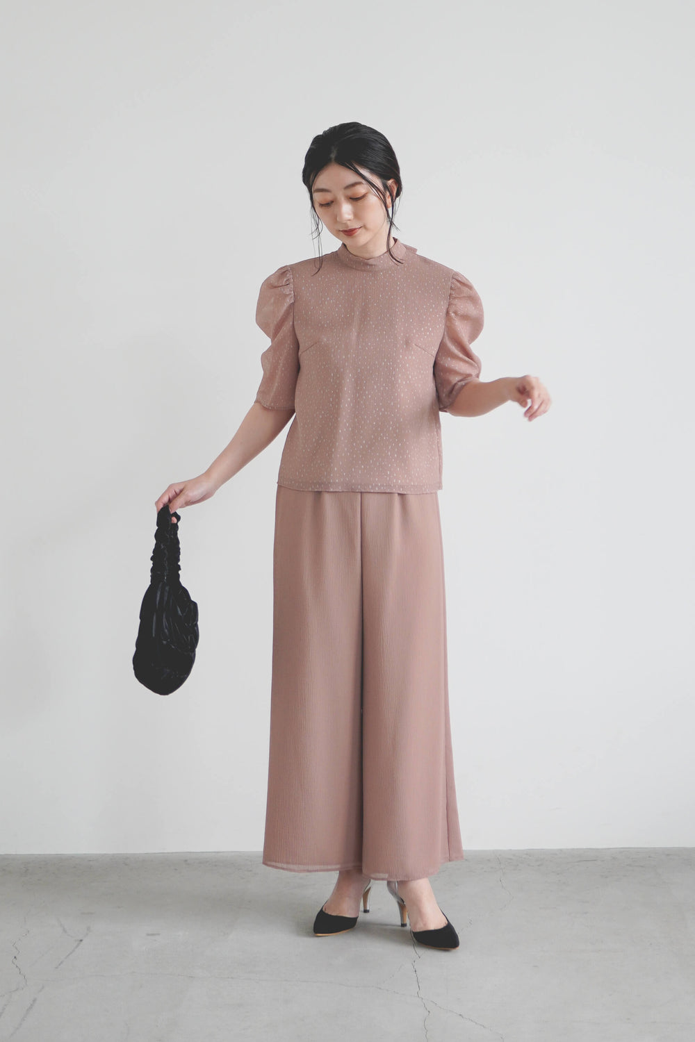 kaene　ラメシフォン　セットアップ kaene ラメシフォン セットアップ