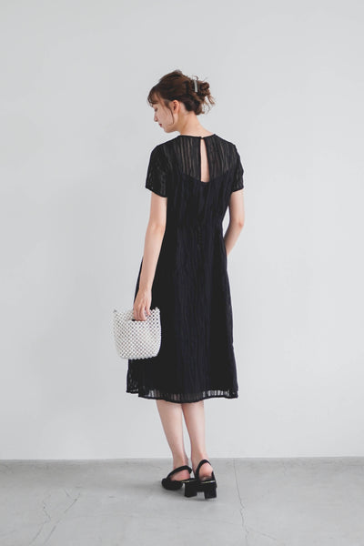 re'kaene(リカエン)公式サイト レンタル デザインシフォンドレス（ 38 / black ）100681 | モデル身長171cm　着用サイズ 38