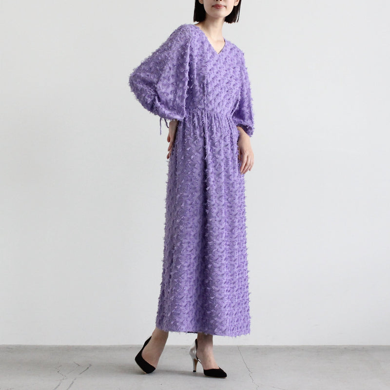 【OUTLET】ジャガードマーメイドドレス（violet ） / 100802