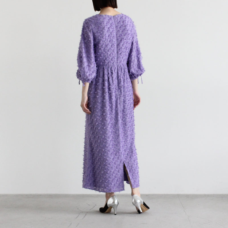 【OUTLET】ジャガードマーメイドドレス（violet ） / 100802
