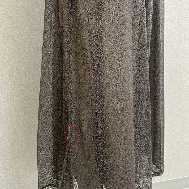 【OUTLET】幾何学チュールワンピース（gray geibe） / 100546①